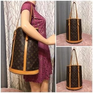 Louis Vuitton Bucket Gm 100%authentic